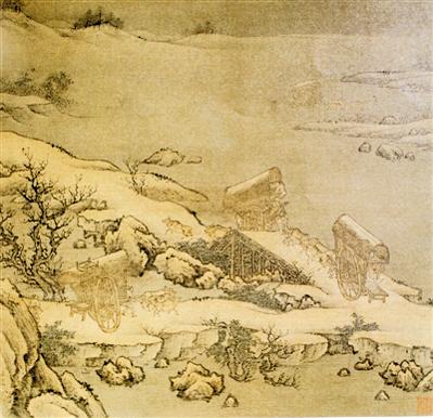 1455289701335472.jpg 雪溪行旅图(宋)(资料图).jpg