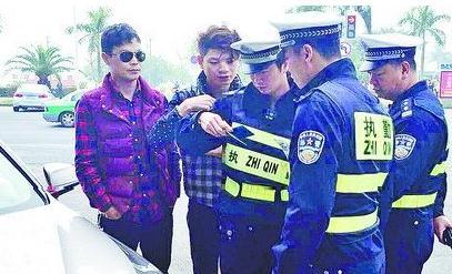 非法改车狂飙被拘