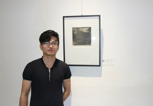 青年艺术家方伟（摄影：吴玉洁）