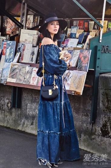 高圆圆时尚街拍