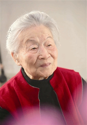 杨绛先生虽然已105岁高龄，但身体一直还不错 资料图片