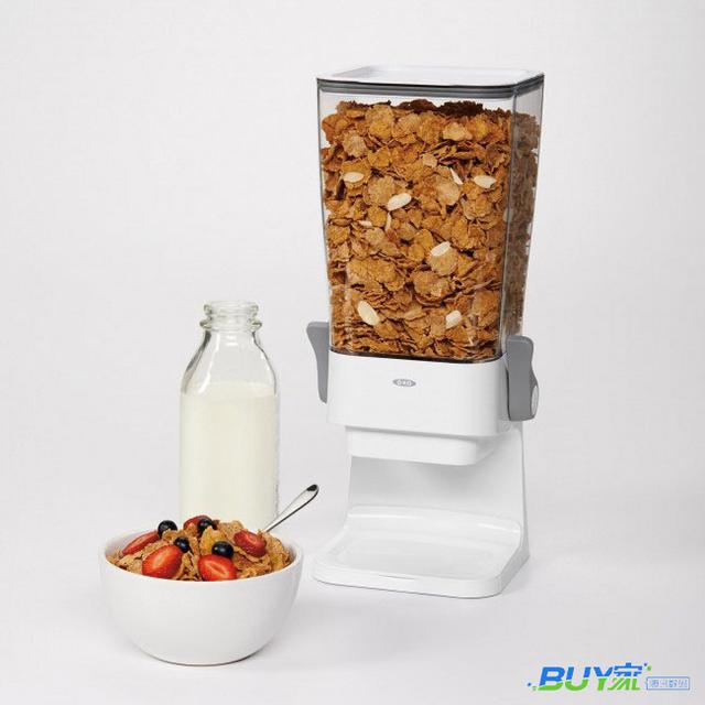 家里的食物总是受潮？换这个台式谷物储存器试试