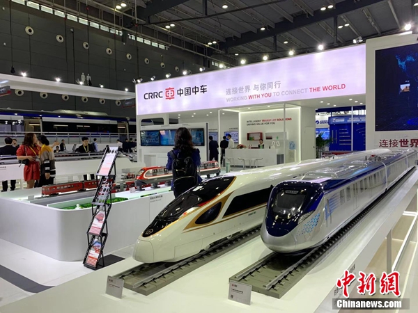 中国中车携创新产品亮相。鲁毅 摄