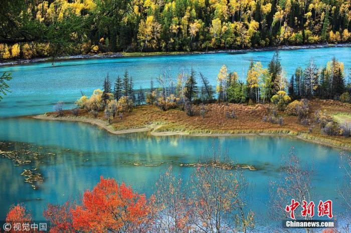 新疆喀纳斯自然风光。图片来源：视觉中国
