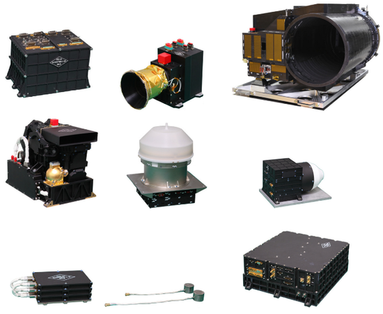 图注：天问一号轨道器搭载的科学载荷。第一行：载荷控制器、中分辨率相机、高分辨率相机；第二行：火星矿物谱仪、火星离子和中性粒子分析仪、火星能量粒子分析仪；第三行：磁通门磁强计电子学箱、磁通门探头、火星轨道科学勘察雷达主控制器。（Zou，2020）