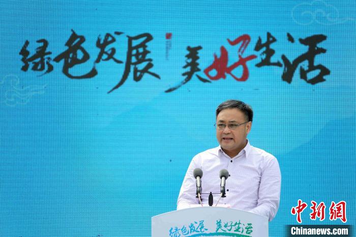 山东省文化和旅游厅二级巡视员王春生在开幕式上致辞。沙见龙 摄