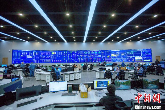 马钢工业大脑——运营管控中心。马钢供图 马钢工业大脑——运营管控中心。马钢供图