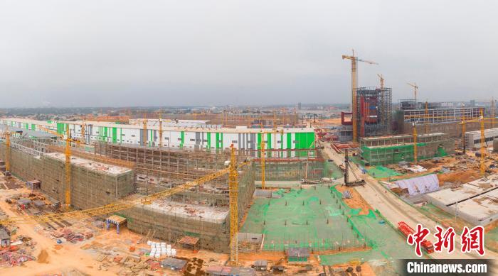 图为太阳纸业项目基地 李君光 摄 图为太阳纸业项目基地 李君光 摄